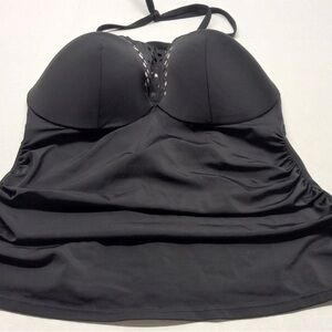 Shade & Shore Black Swim Top XL. 38DDD